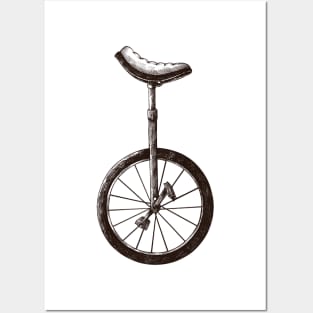 Unicycle Posters and Art